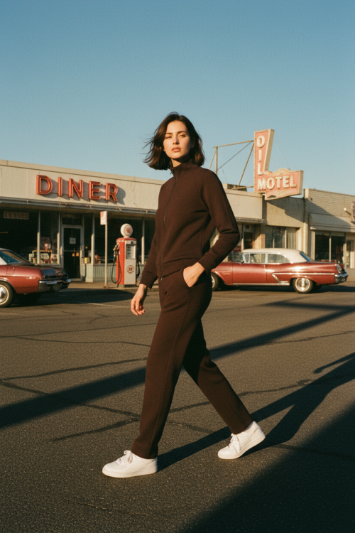 Φορμα σετ σε σούπερ απαλό ύφασμα με φερμουάρ