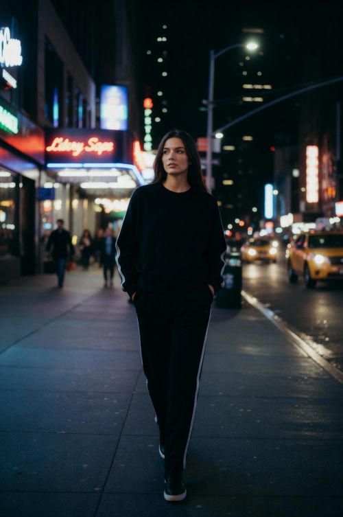 Φορμα σετ με ρίγες στα πλαινά