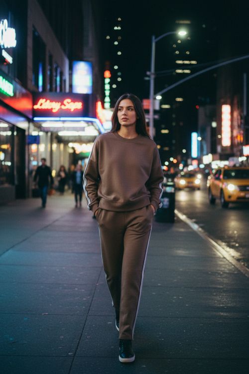 Φορμα σετ με ρίγες στα πλαινά