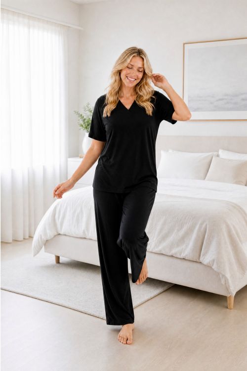 Homewear Set για Plus size από 100% βισκοζι 