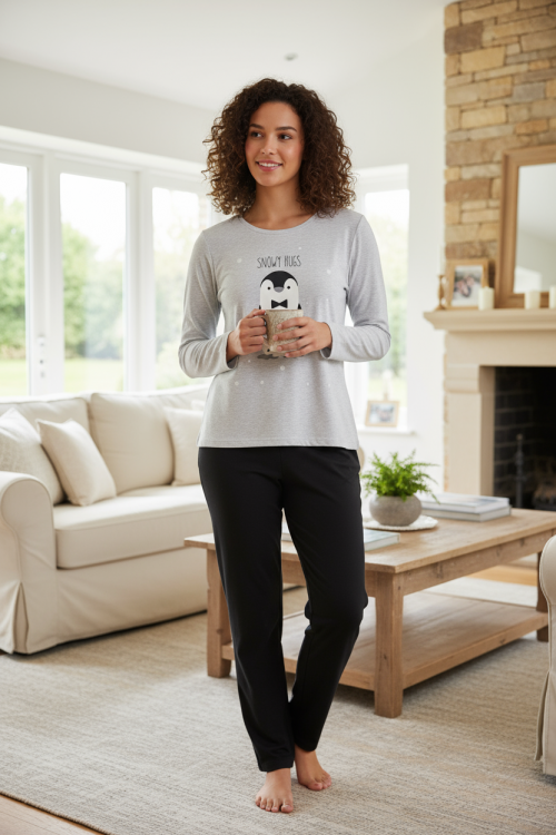 Σετ πυτζάμα snowy hugs 