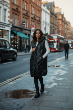 Αμάνικο μπουφάν oversize