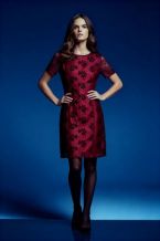 Δαντελένιο φόρεμα με φλοράλ σχέδιο