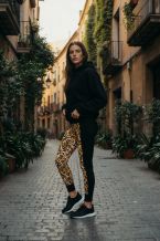 Κολάν με άνιμαλ πριντ και μαυρο