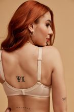 Μαλακό σουτιέν χωρίς ενίσχυση, με κεντημένη δαντέλα.