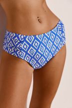 Μπικίνι Blue Bow Geometric – High Support με Bow Detail & Geometric Print (Cup E-F)