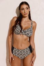 Μπικίνι Geometric High Support – Diamond Print με High Waist & Extra Support (Cup F-G)