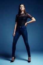 Μπλούζα δαντέλα με τούλι