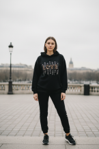 Μπλούζα φουτερ με τύπωμα