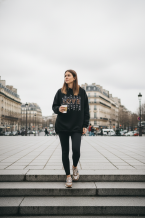 Μπλούζα φουτερ με τύπωμα