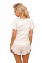 Σετ πυτζαμα σορτς με τοπ με βολάν