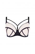 Σουτιέν μαλακό χωρίς επένδυση με τούλι και αποσπώμενα κορδόνια